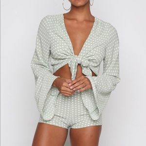 ELLEJAY daisy top M and Kylie shorts L